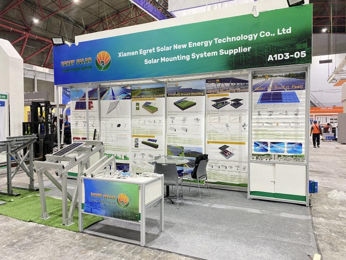 Egret päikeseenergia paigaldusklamber särab Solartech Indonesia 2026. aastal