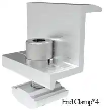 Solar aluminum mini rail